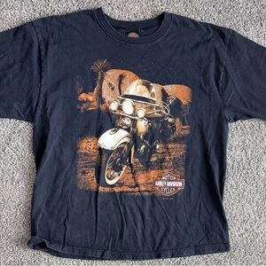 Vintage 1997 Harley-Davidson Black Eagle Biker T Shirt